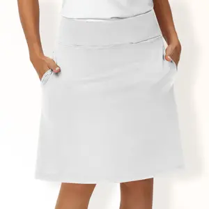 Acegolfs Women's Tennis Skirts Golf Skirts 19inch Pickleball White Sun Protection Tennis Clothing Ladies Golf Attire Clothes #9731778