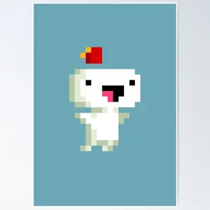 Fez Jump For Joy Wall Decor - High-Quality Photo Paper Poster, Features Luster Finish, Custom Printed Home Decor