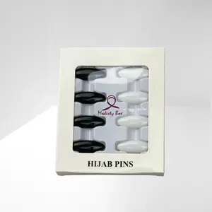 Black & White Hijab Pins