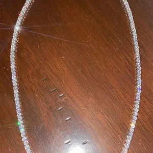 LuxeLynks Tennis Necklace（Bracelet） 3mm/5mm Simulated Diamond Tennis Necklace for Women/Men  Classic 8"/ 18"/20"/24" Lengths with Upgraded Box Clasp Safety Latch Gold Jewelry  Valentine's Day gift