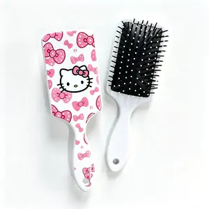 Sanrio Hello Kitty Cushion Comb - Iconic Design for Hair Styling & Decorative Use - Perfect for Fans & Daily Routine Enhancements