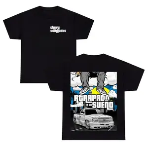Chevy Tumbados Atrapado En Un Sueño T-Shirt, Lowered Silverado Street Truck Graphic Tee, Latino Car Culture Design, Soft Cotton, Menswear, Men Gift