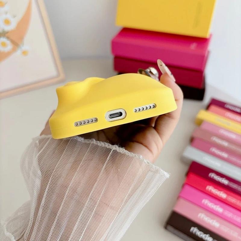 Rhode Silicone Phone Case with Lip Balm Holder for iPhone 11 12 13 14 15 16 17 Pro Max