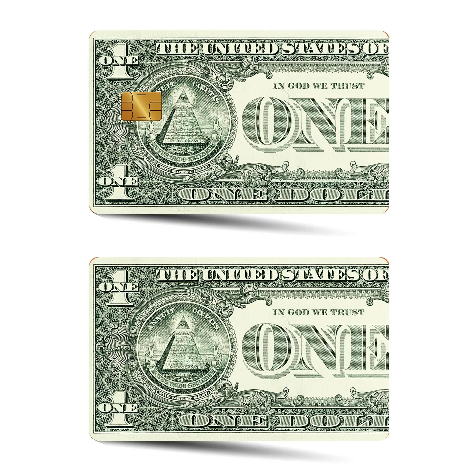 Credit Card Skin Sticker, 2 Counts/set Ultra-thin Waterproof Scratch Resistant Card Skin Sticker, Personalized Bank Card Decorative Sticker