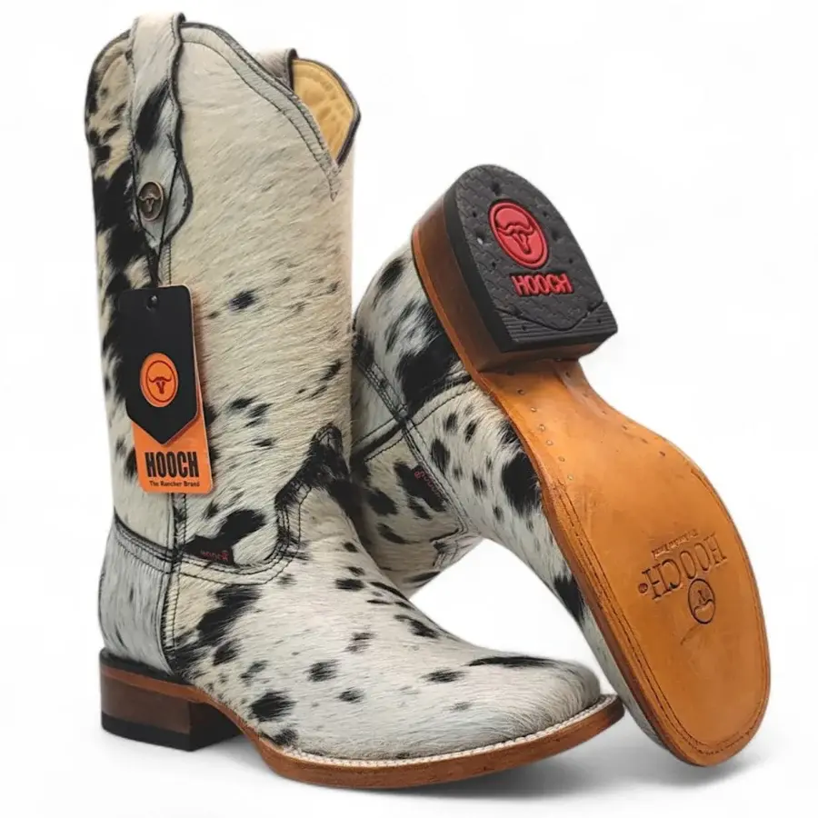 Hooch Women's Cowboy Cow Hair Boot