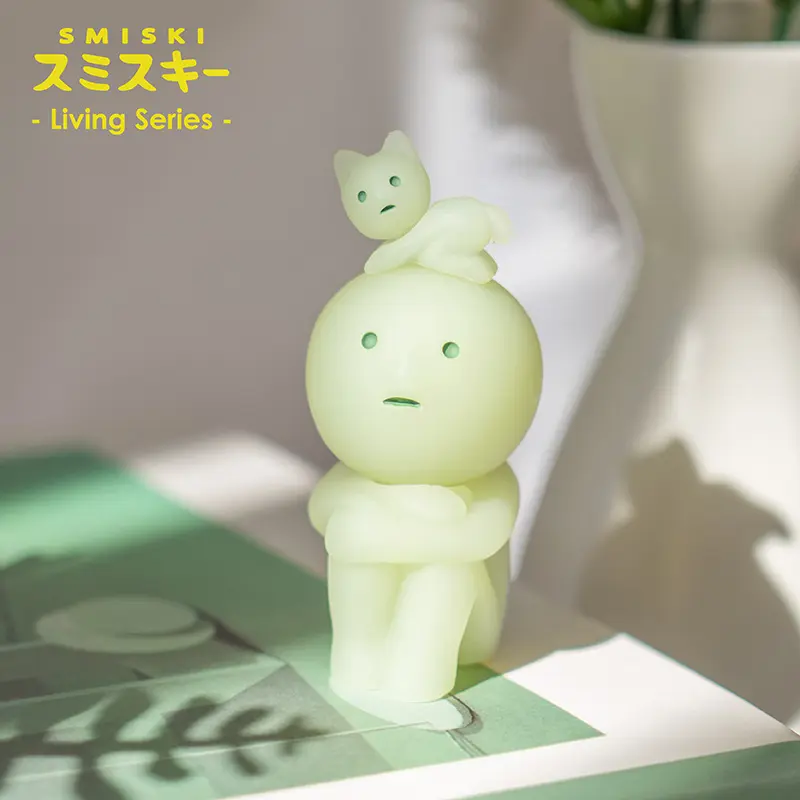 SMISKI Corner Series Living Room Japanese Luminous Trendy Blind Box Figurine Cute DollBest
