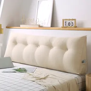 Triangular Positioning Support Pillow Reading Backrest Wedge Pillow Headboard for Day Bed Bunk Bed RV/Trailer for Single Bed Bedroom Sofa,39.3" x 16.7" x 7 ladybug  pillow  pets