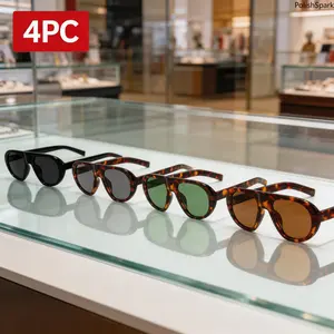 Retro 70s Style 4-Pack Oversized Pilot Sunglasses for Women - UV400 Protection Stylish Sunglasses, Sports & Outdoor Eyewear for Daily Wear & Driving, 12 Color Options summervibes