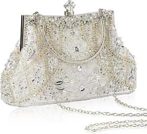 1920s  Beaded Clutch Evening Bag Formal 1920s Accessories for Women Wedding Party