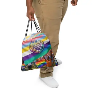 Unity Diversity Love Drawstring bag