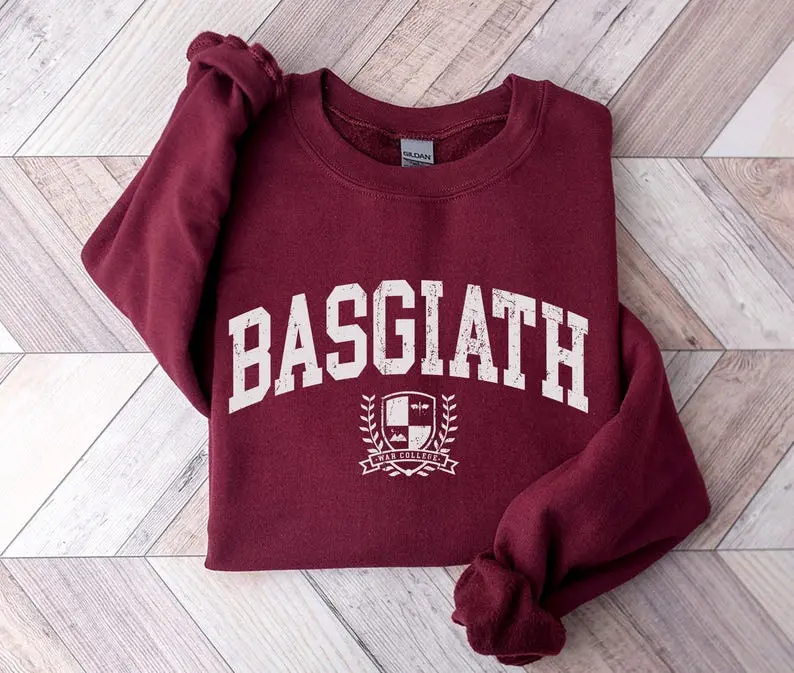 Vintage Basgiath War College Sweatshirt, Fourth Wing , Violet Sorrengail, Bookish Sweatshirt, Xaden Riorson