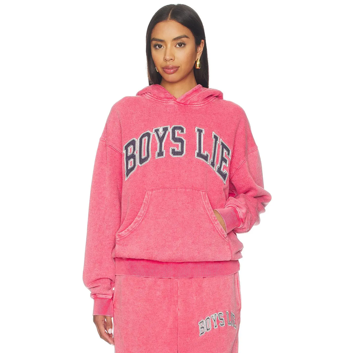 Boys Lie Game Changer Racer Hoodie in Red