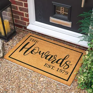 Personalized Doormat  Personalized Gift  Wedding Gift  Welcome Door Mat  Housewarming Gift