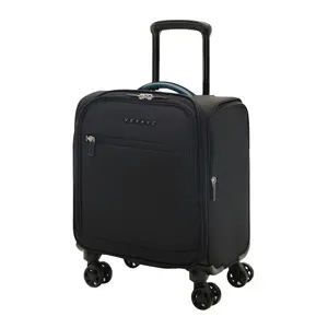 VERAGE Underseat Carry On Luggage with Wheels & USB Port,14 inch Wheeled Spinner Bag Carry-on Luggages for Airlines, Lightweight Suitcase Men Women, Pilots and Crew (14.5-Inch Plus Underseat Pro)