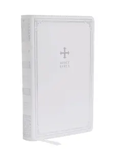 NRSV Catholic Edition Gift Bible, White Leathersoft (Comfort Print, Holy Bible, Complete Catholic Bible, NRSV CE): Holy Bible Imitation Leather – March 3, 2020