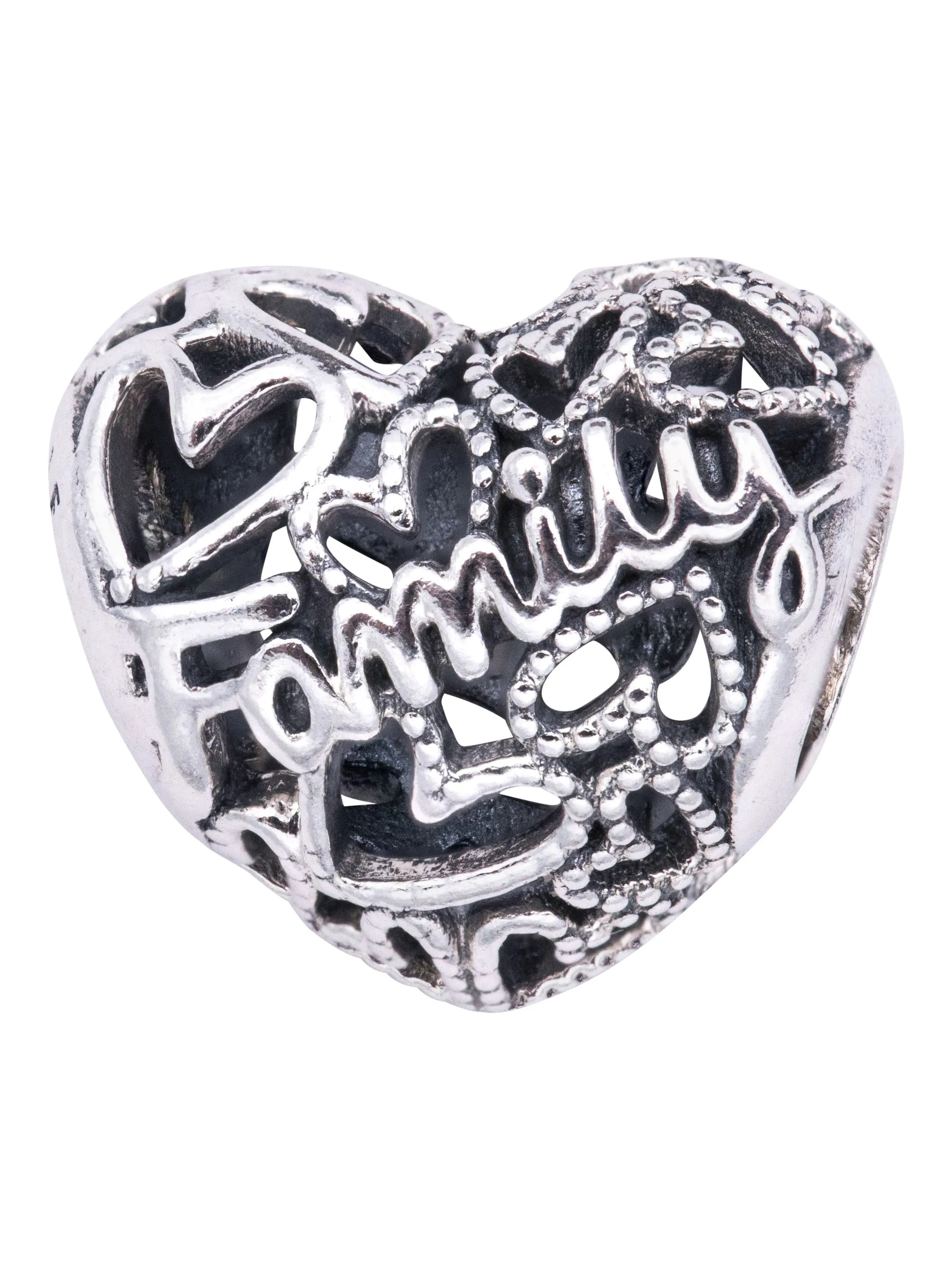 PANDORA Heart Sterling Silver Charm - 798571C00 PANDORA Heart Sterling Silver Charm - 798571C00