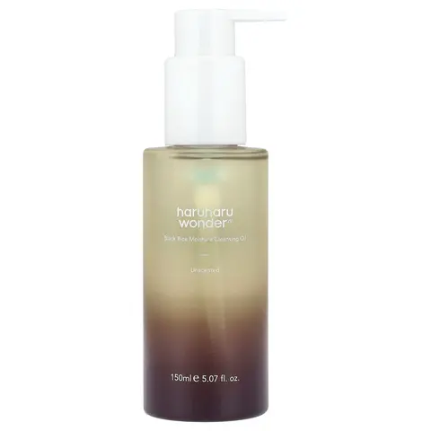 Haruharu Wonder®, Black Rice Moisture Cleansing Oil, Unscented, 5.07 fl oz (150 ml)