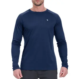 Men's Rash Guard Long Sleeve UPF 50+ Sun Protection Quick Dry Swim Hiking Athletic Shirts