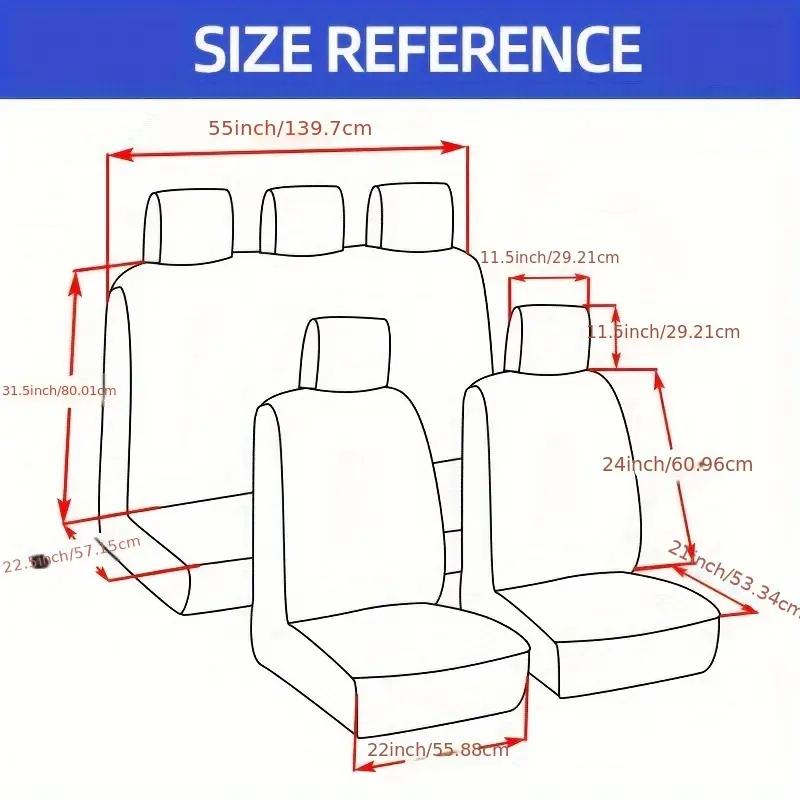 PU Leather Car Seat Covers for 2/5 Seats, Universal Car Seat Protectors, Suitable for Most Auto Truck Van SUV, Airbag Compatible, Protects Against Spills & Scratches, Car Interior Kit, Car Accessories, Auto Accessories, Black/Red/Gray Front & Rear Covers PU Leather Car Seat Covers for 2/5 Seats, Universal Car Seat Protectors, Suitable for Most Auto Truck Van SUV, Airbag Compatible, Protects Against Spills & Scratches, Car Interior Kit, Car Accessories, Auto Accessories, Black/Red/Gray Front & Rear Covers