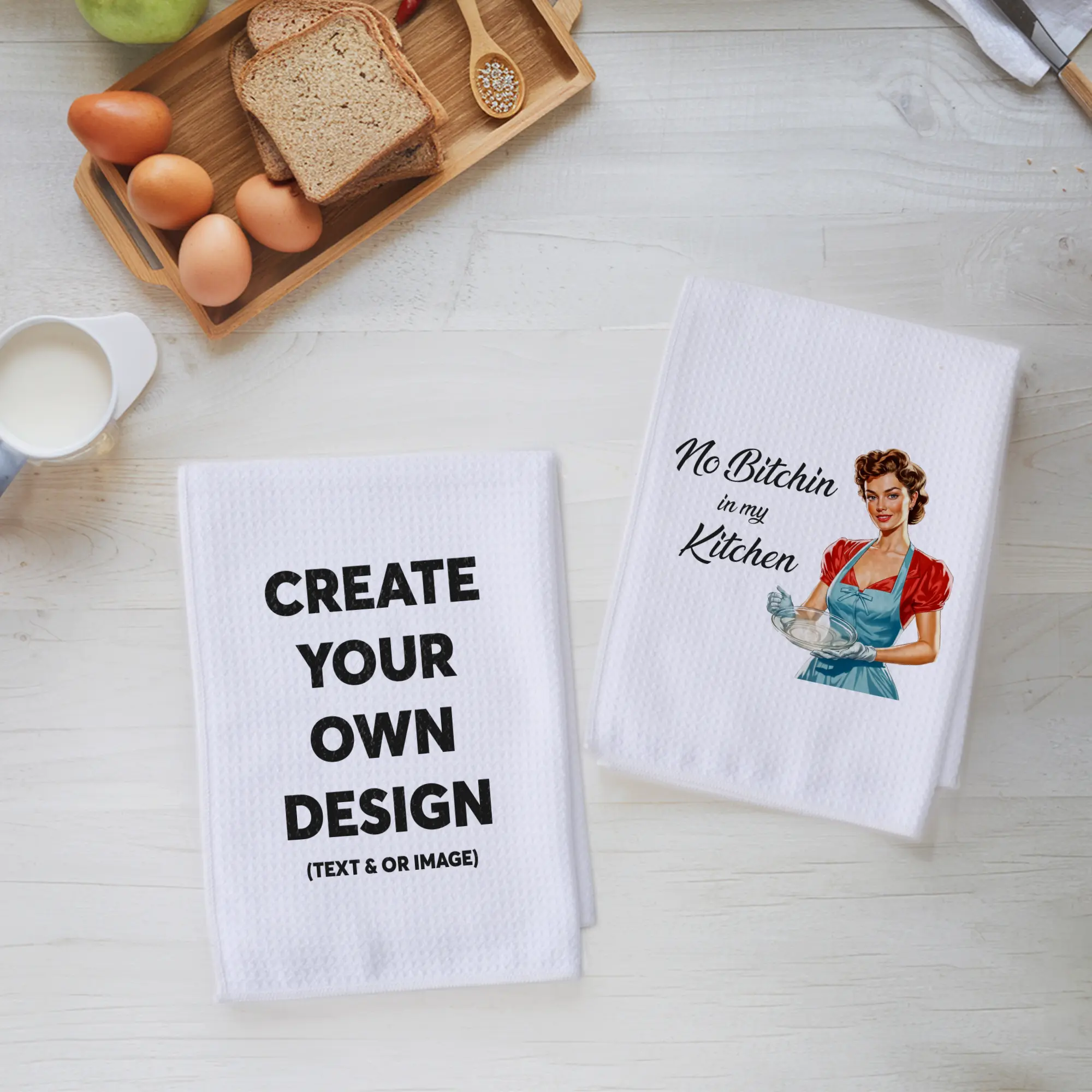 Create Your Own Custom Design Tea Towel, Your Story, Your Towel, Fully Customized Kitchen Keepsake , Text And Images Dish Towel, Tea Towel, Personalized Tea Towel, Housewarming Gift, Custom Gift