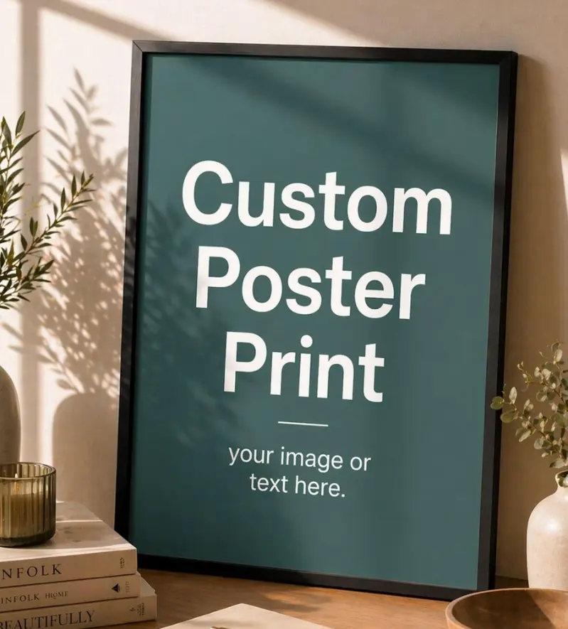 Custom Poster Printing, Custom Photo Gift, Personalized Photo Wall Art, Customized Wedding