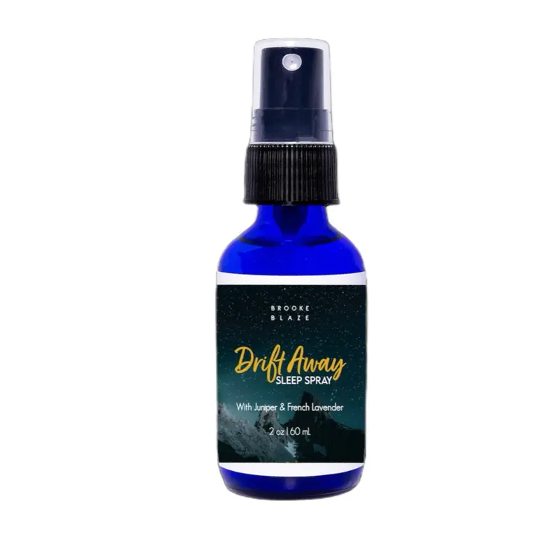 Brooke Blaze Drift Away Sleep Spray - Non-Toxic with Florida Water & Lavender & Rosemary - 2 fl oz (60 mL)