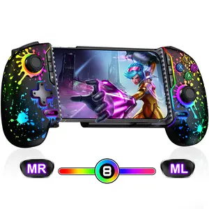 Wireless Phone Controller Mobile Game Controller for iPhone/Android with Hall Joystick,Compatible with Xbox Game Pass, Steam Link, Call of Duty, Minecraft, Roblox