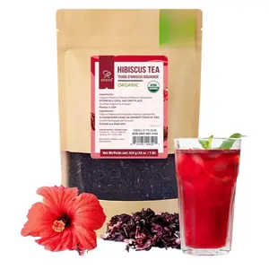 Dried Hibiscus Flowers, 100% Natural Plant-Based Snack