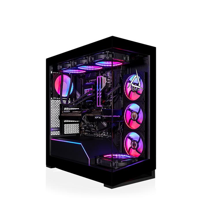 CLX Horus Gaming PC - Intel Core Ultra 9 285K 3.7GHz 24-Core Processor, 96GB DDR5 5600 RGB Memory, GeForce RTX 5080 16GB GDDR7 Graphics, 2TB NVMe M.2 SSD, 8TB HDD, 360mm AIO, WiFi, Phanteks NV5 Mid-Tower Black, 8 RGB Fans, Windows 11 Home 64-bit