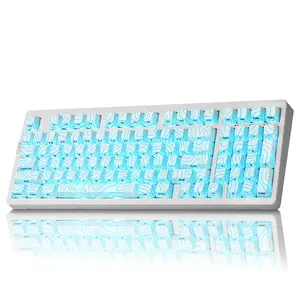 ZORNHER ZH980 Wireless bluetooth Mechanical Gaming Keyboard,95% Black hot swappable custom mechanical feel computer keyboard,rapid trigger keyboard,clickykeyboard,RGB Backlit,2.4GHz/USB-C/BT5.0