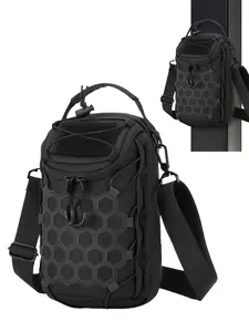 Magnetic Fitness Bag, 9 Strong Magnetic Water Bottle Holder, Unisex Sports Bottle Clip, Small Gym Pouch, Crossbody Bag for Gym Travel Accessories