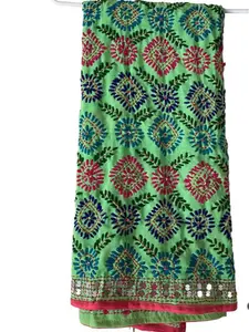 Phulkari embroidered Dupatta
