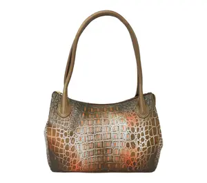 Anushcka Painted Leather Shoulder Bag