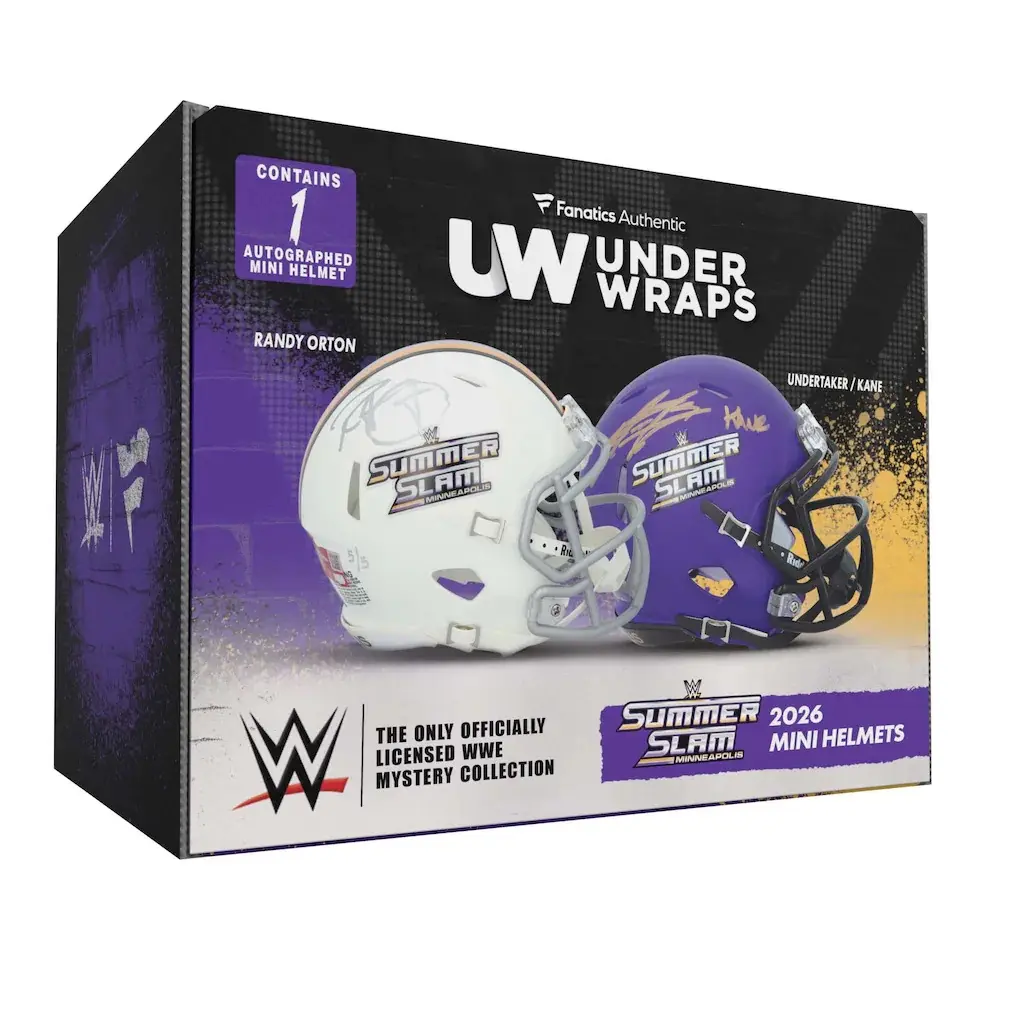 WWE Fanatics Authentic Autographed Mini Helmet - Memorabilia for Collectors - Authentic Signed Piece