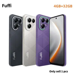 FUFFi -LED illuminated fashion phone, 6.67-inch high-definition screen, 5MP+16MP pixels, 4GB+32GB RAM, 4400mAh battery, unlocked 4G dual card dual standby, Android 12.0 smartphone