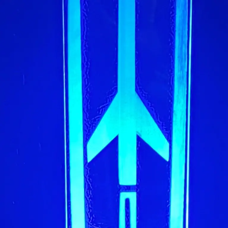 Custom Clear Acrylic LED Oldsmobile Cutlass Hood Prop