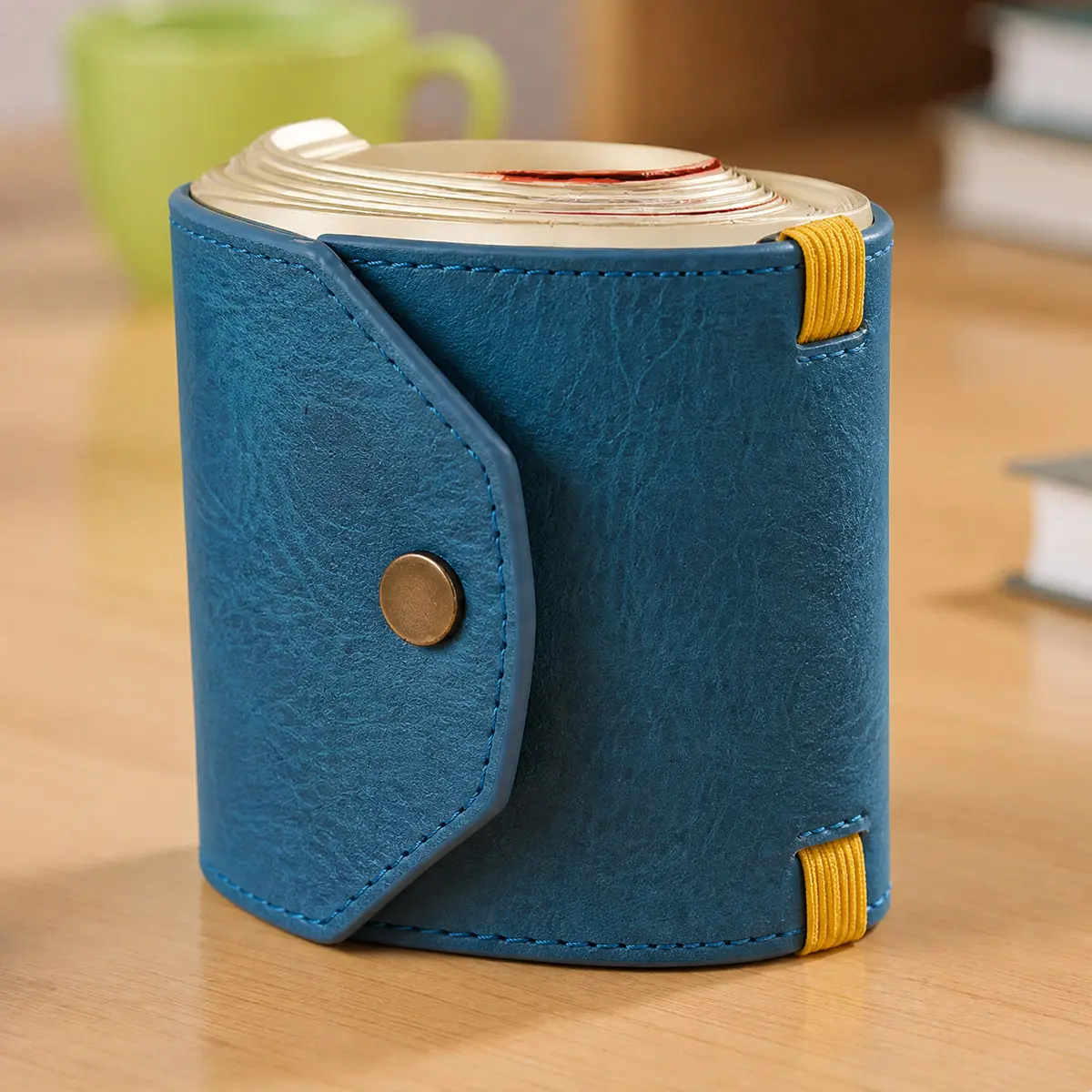 Men's Hapticwallets Vintage Faux Leather Wallet with Secure Buckle Closure Holds 1-99 Notes Compact Daily Carry Essential