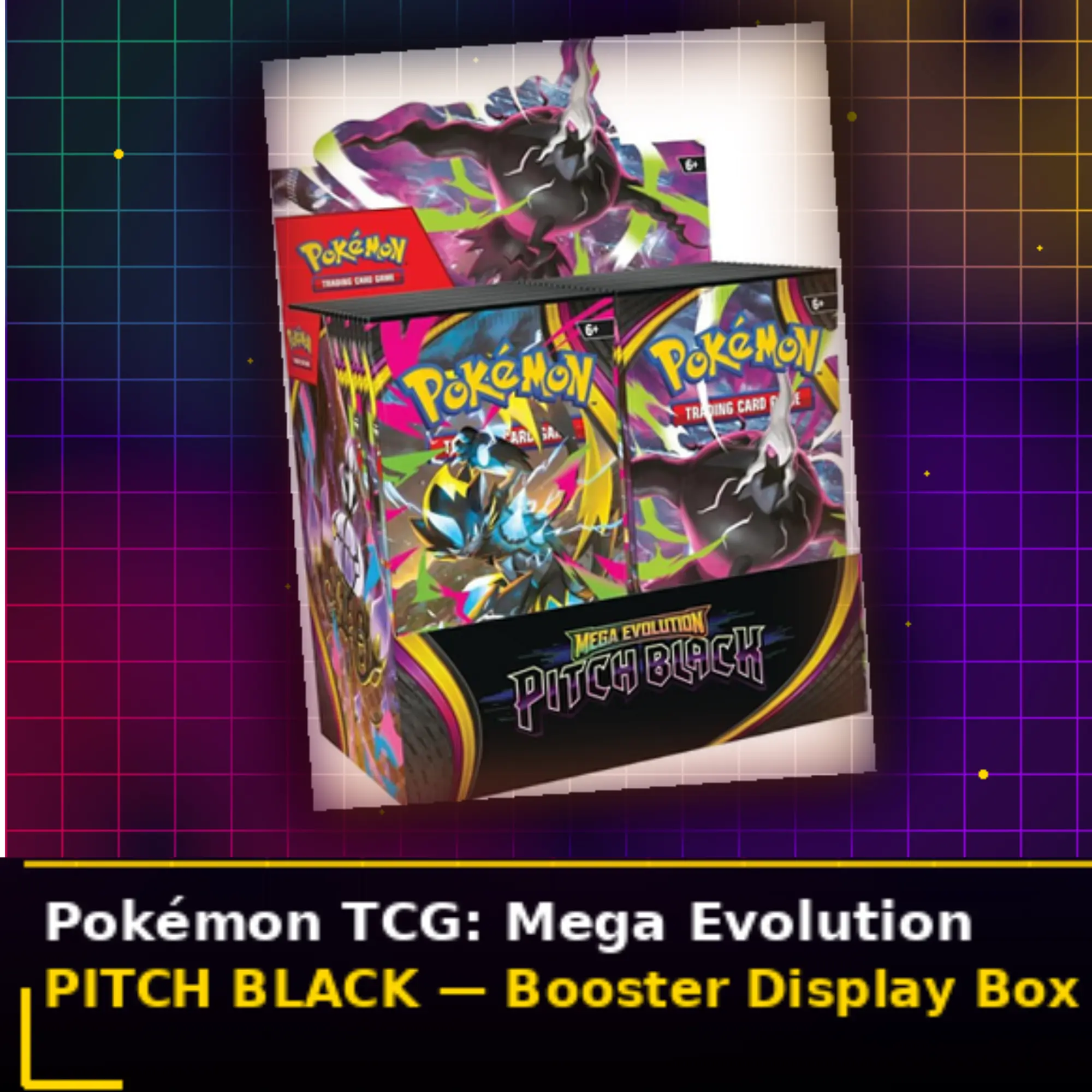 Pokemon Pitch Black Booster Box - ME05: Pitch Black (ME05)