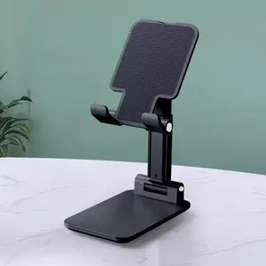 Foldable Mobile Phone Stand, Adjustable Desktop Tablet Holder, Portable Lazy Support Stand for Live Streaming and Classes, Folding Cellphone Stand