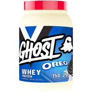 GHOST Whey Protein Powder – Premium Whey Blend with 25g Protein per Serving – Real Cookie Pieces – Fully Disclosed Ingredients – 26 Servings – Post Workout Recovery & Muscle Support