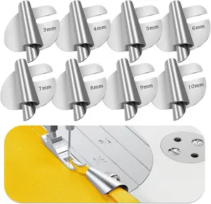 8Pcs Sewing Rolled Hemmer Foot 3-10mm Rolled Hem Presser Foot, Wide Rolled Hem Pressure Foot Sewing Machine Feet Hemming Machine Hand Sewing Machine Sewing Accessories (8 Sizes) - Home Improvement.