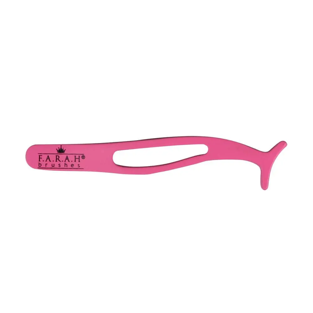 Eyelash Placement Applicator- Bubblegum Pink - Stainless Steel False Lash Applicator