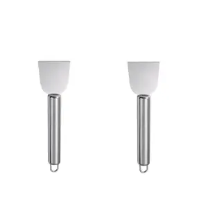 Multi-purpose Stainless Steel Cleaning Scraper Sturdy Wear-resistant Household Cleaning Spatula Effortlessly Remove Dirt And Stains Widely Used In Kitchen Bathroom And Various Home Cleaning Scenarios-MM1
