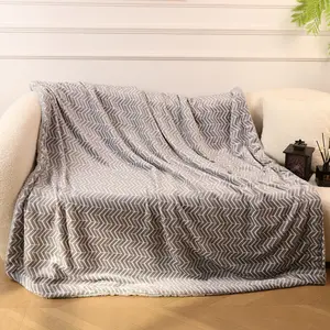 RoseKind Gray Ripples Super Soft Throw Blanket 3D Design Lightweight Fuzzy Cozy Blankets for Sofa Chair Bed Ideal Gift for Lovers Women Men Friends Pets,Cloud Soft Knit for Instant Cool Relief