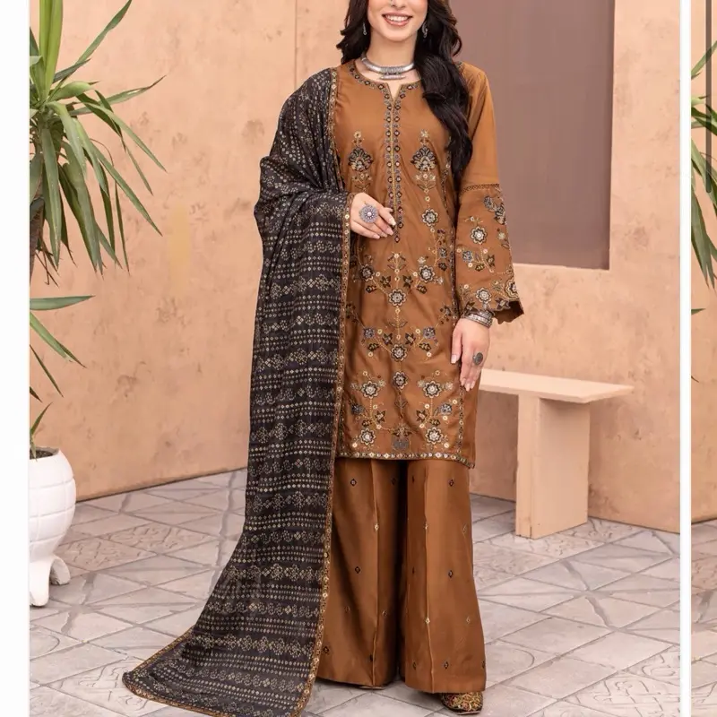 Pakistani brown dress - TikTok Shop