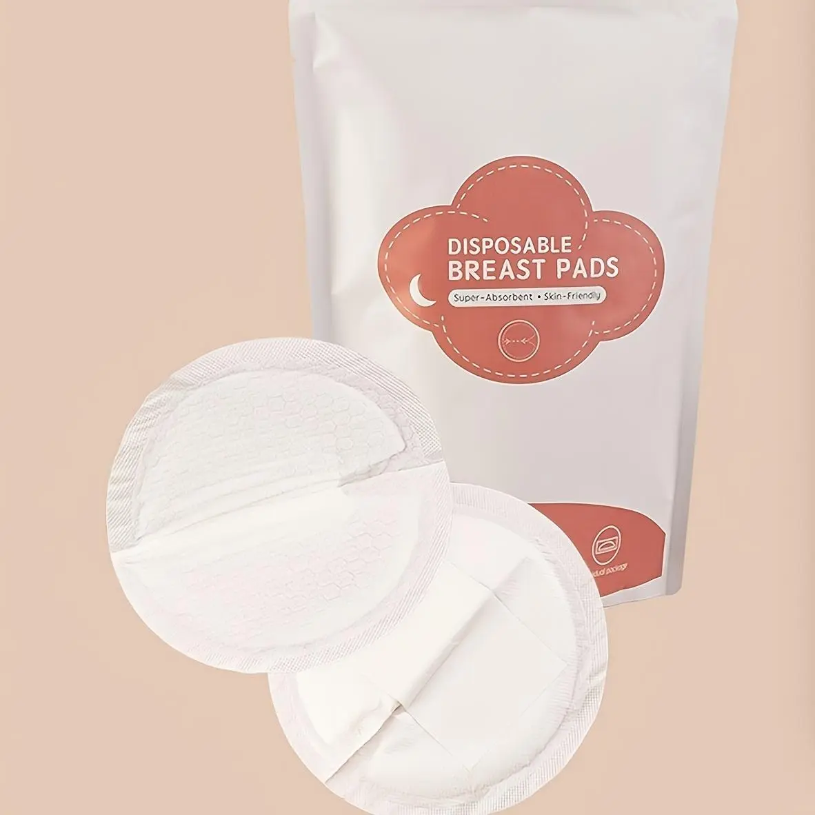 Disposable Breast Pads, 60pcs/pack Soft High Absorbent Maternity Nursing Pad, Postpartum Breastfeeding Essentials for New Moms, Nursing & Feeding Supplies