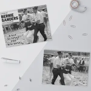 Bernie Sanders Calendar 2026, Inspirational Quote Calendar, Political Gift Idea, Motivational Wall Calendar, American Politics Art, Empowerment Quote