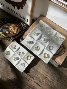 Multifunctional Jewelry Display Board, Ring Earring Holder, Perfect Gift for Valentine's Day Christmas New Year, Home Decor