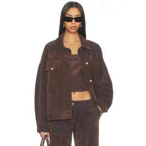 BY.DYLN Azalea Jacket in Chocolate