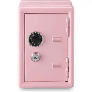Safe and  Lock Box, Mini Size  Safe Box for   and valuables, 4.6"x 4.2"x 6.9"